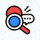 51吃瓜网Logo - 蓝色八卦图案