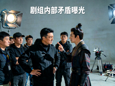 剧组内部矛盾曝光 - 导演与演员争执画面
